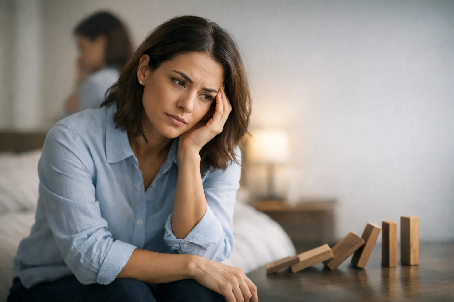 Por que repito padrões negativos?