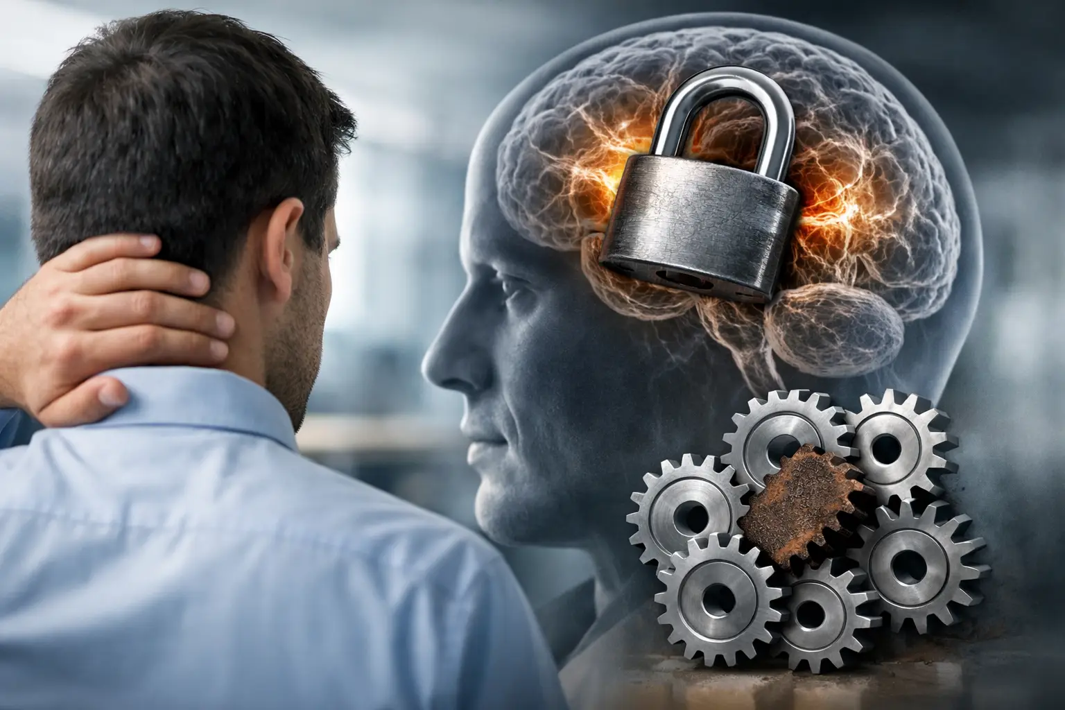 9 sinais de travamento interno